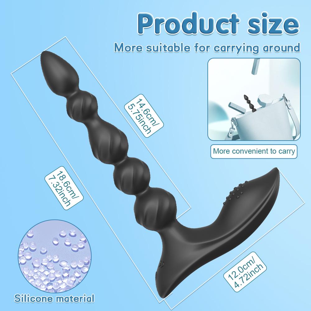 APP Control Anal Vibrator for Men Prostate Massager Butt Plug Anal Balls Adult Sex Toys for Women Male Gay Masturbator Toy