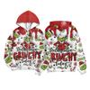 Children Girls And Boys Fashion Jacket Casual Printed Long-sleeved Hooded Cardigan Sweatshirts
