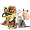 Krallenschneider für Haustiere, Krallenpflegezubehör, Nagelknipser für Hunde und Katzen, Pflegeschere aus Edelstahl