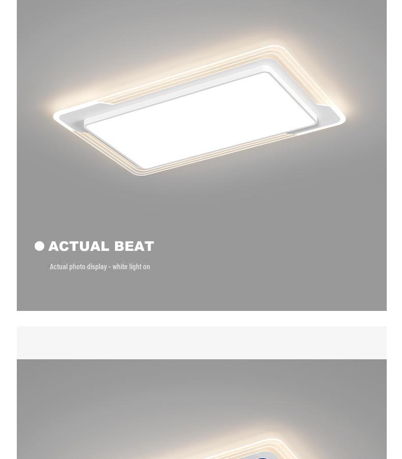 Full Spectrum Eye Protection Ceiling Lamp for Living Room, Study, Bedroom, or Restaurant - 2023 Modern Design.