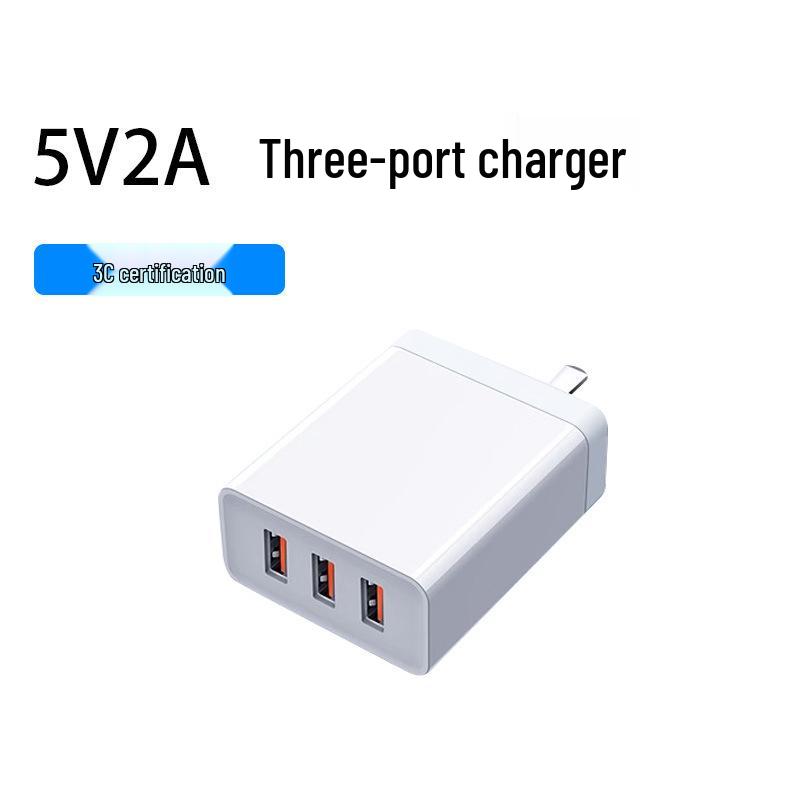 5V/2A Multi-Port 10W Fast USB Charger for Apple and Huawei Devices