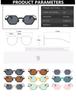 Designer Small Square Sunglasses Women Vintage Retro Punk Sun Glasses Luxury Polygon Eyewear Fashion Female