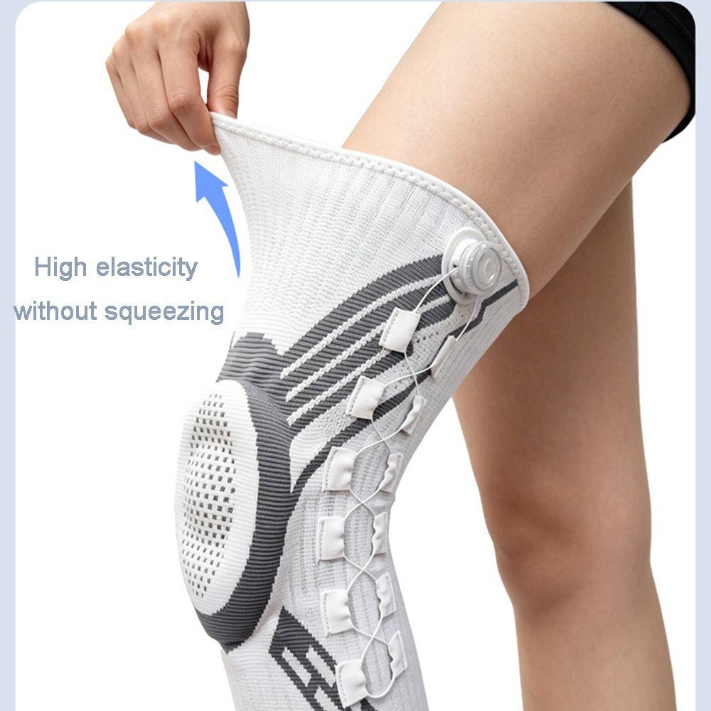 Elastic Knob Knee Pads Non-Slip Knee Brace Support Professional Shin Defender  Running