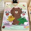 LINE FRIENDS Cute Style Blanket, Warm Throw for Home Decor, Great Gift for Kawaii Lovers.chl