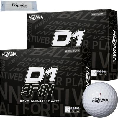Honma Golf D1 SPIN White BT2301 2023 Juego de 2 docenas de 24 bolas de limpieza Original
