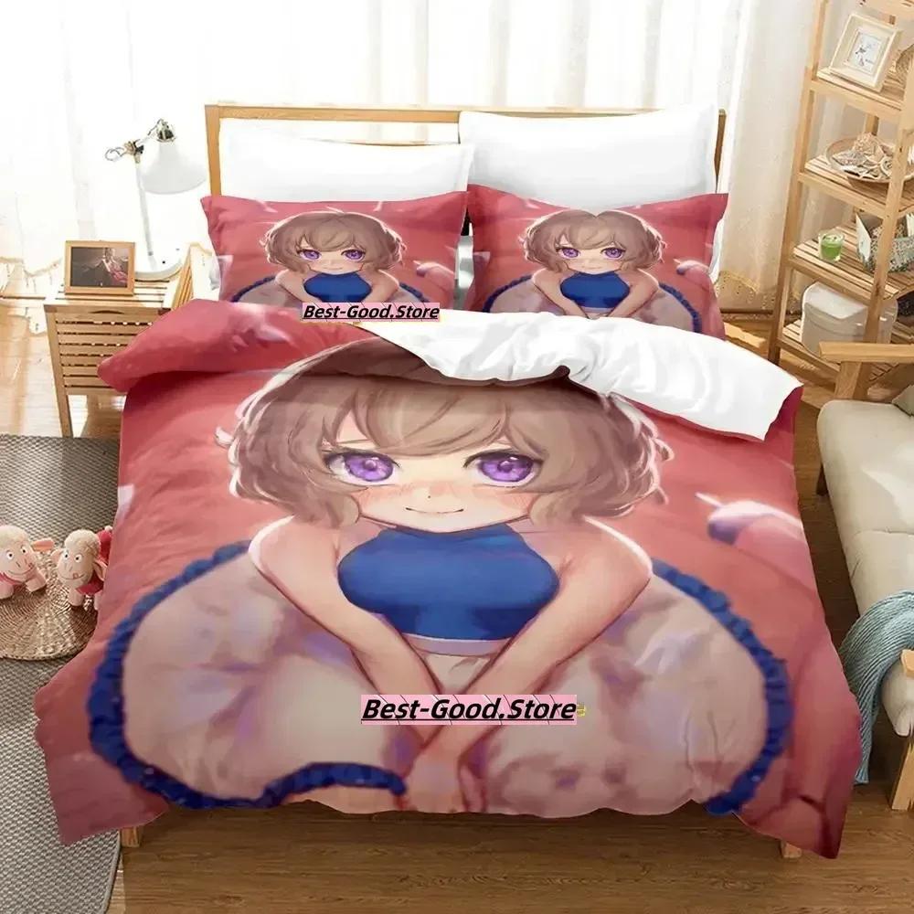 Iwanaga Kotoko Bedding Set Single Twin Full Queen King Size Bed Set Adult Kid Bedroom Duvetcover Sets Anime Parure De Lit Bed