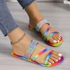 Wholesale Fashion Casual Slippers, Women's Water Diamond Outdoor Summer Breathable Water Diamond Big Size Sandals