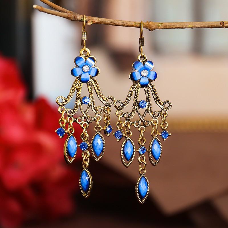 Your Dixi Colorful Retro Flower Earrings - Ethnic Style Daisy Jewelry