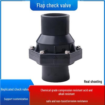 PVC Flip-Flap One-Way Check Valve for Anti-Backflow, Vertical & Horizontal Use