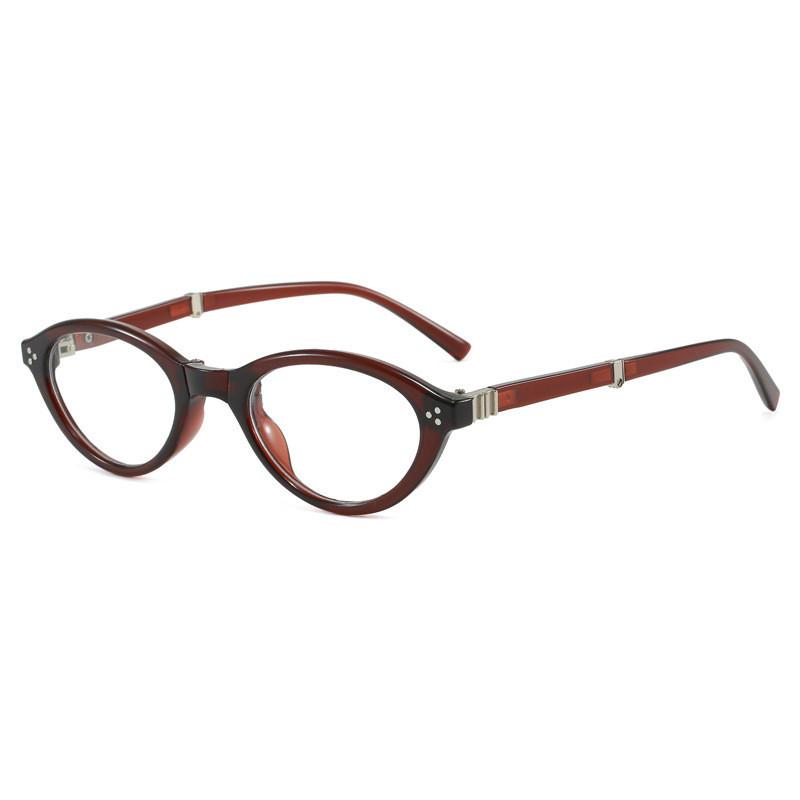 Trendy Cat Eye Glasses With Pc Lenses For Sun Protection And Fashion Accessory