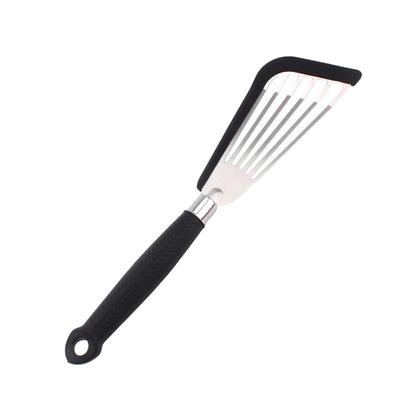 Spatola da cucina Spatola da padella antiaderente Manico in silicone resistente al calore Spatola da cucina antiscivolo