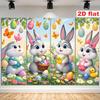 Easter Cartoon Rabbit Decor Set for Outdoors