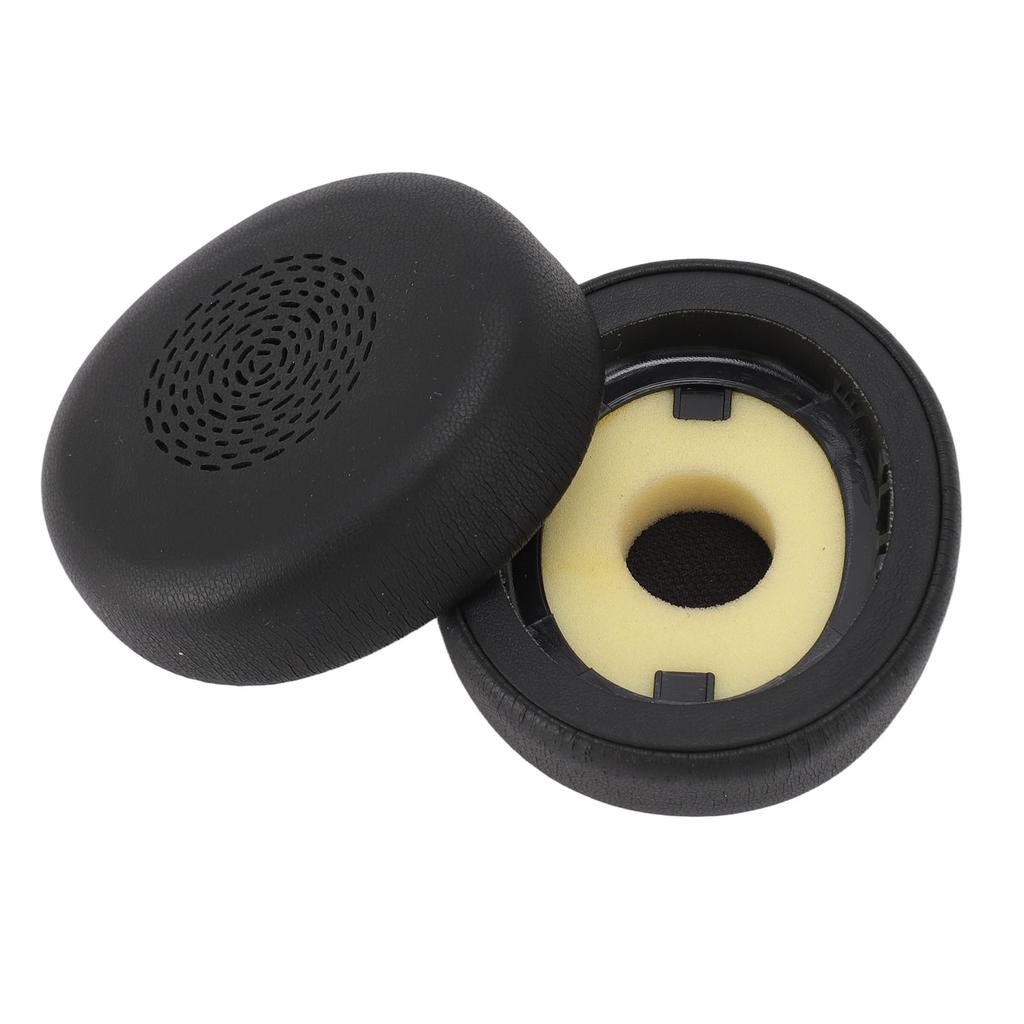 Professional Ear Pads Replacement Protein Leather Replaced Ear Cushions for Jabra Evolve2 75 Wireless Headphones