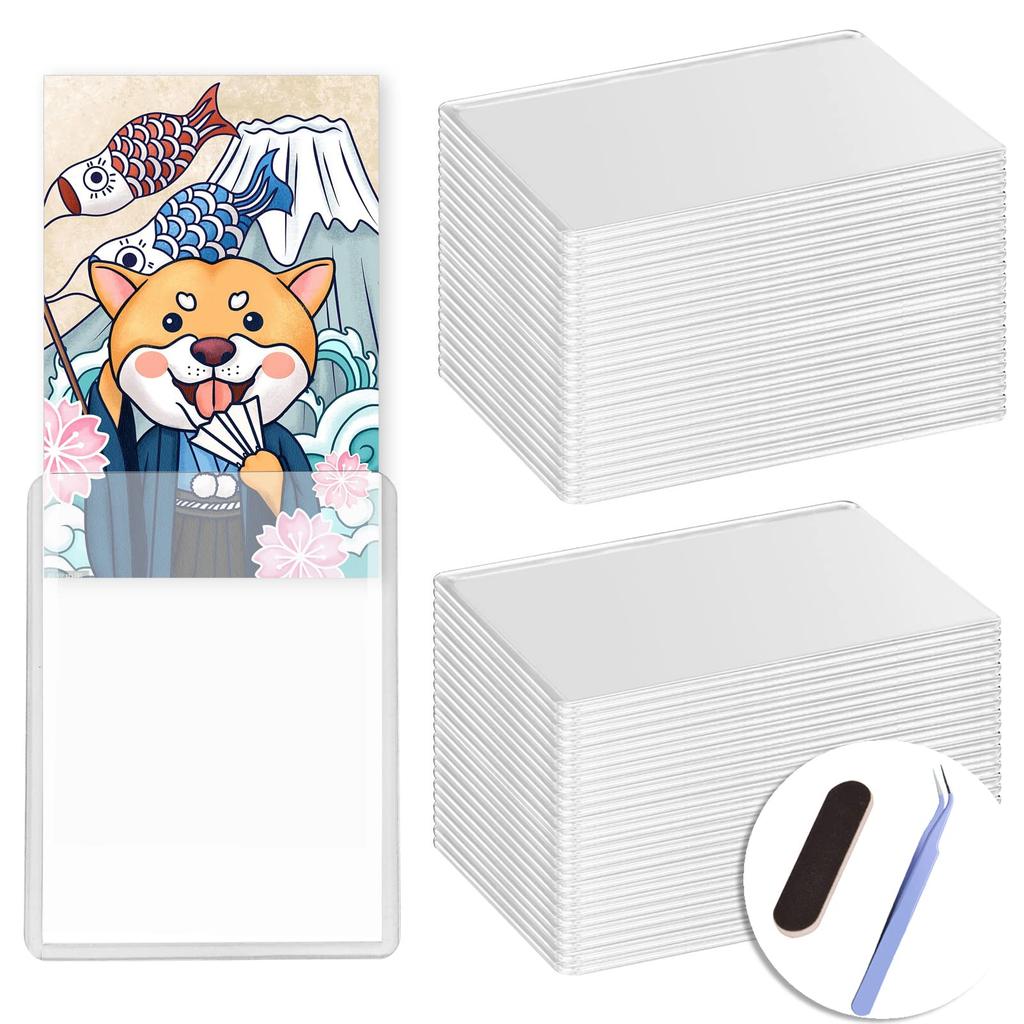 of Top Loader Card Holder for Trading Cards Card Loader Hard Case Hard Card Case Loader Hard Scratch Prevention Storage Storage PVC Material Ultra