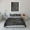 Ornate Floral Pattern Design Bedding Duvet Cover Set Duvet Cover Pillowcases  (1*Duvet Cover 2*Pillowcases, Without Duvet Insert)