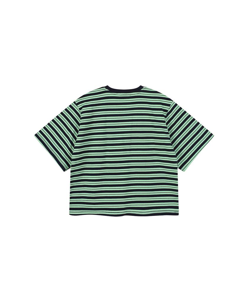 LAFELSORTOF Striped Round Neck T-Shirt