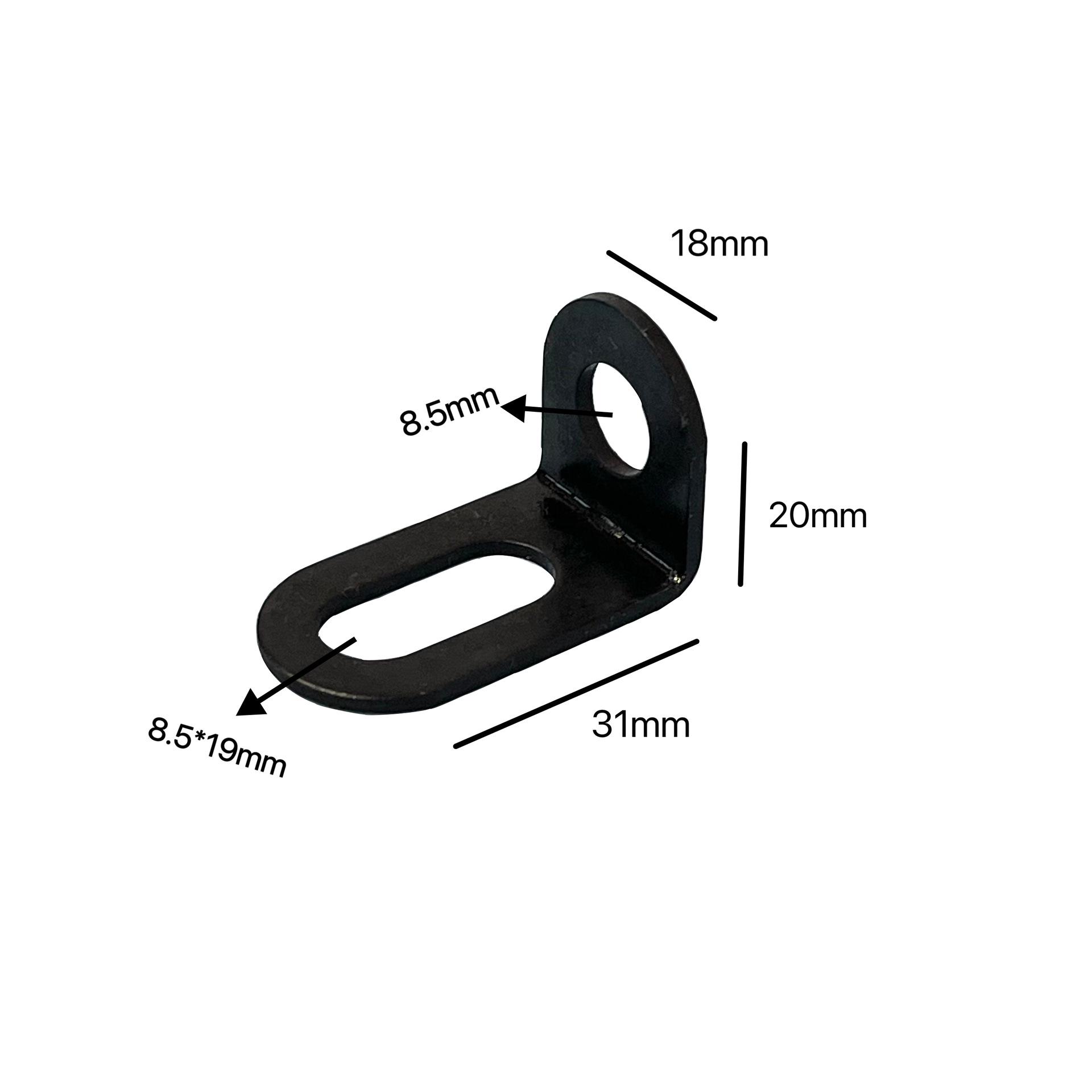 

Регулируемый черный угловой кронштейн для полки для шкафа, мебели