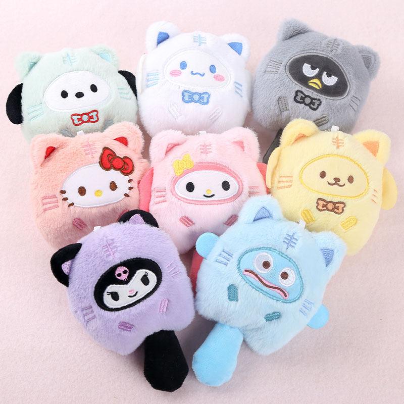 Cute 10Cm Kitty Plush Keychain Kawaii Stuffed Doll Mini Pendant Soft Toy Bag Charm Ideal Gift For Girls