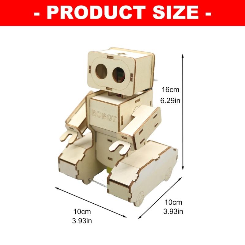 Wooden Fun Voice Activated Robot Physics Teaching Tool With Voice Control And Multiple Functions For Classroom Use