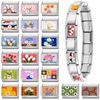 Damenmode Bunte Blumen Stil Serie Italienische Charms Passend für 9mm Edelstahlarmband DIY Schmuck Geschenk