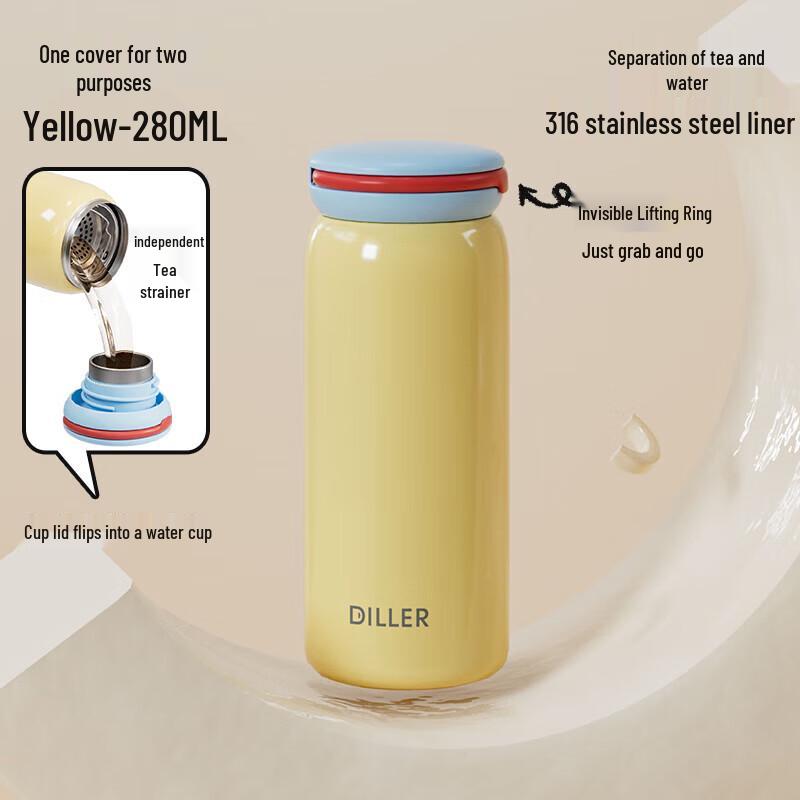 Dilebell 316 Stainless Steel Mini Portable Thermos