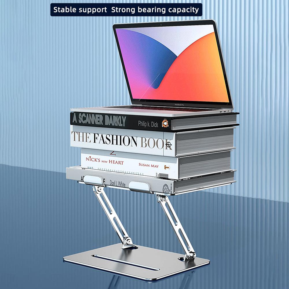 L307 Portable Laptop Stand Height Adjustable Metal Desktop Holder with Cooling Design