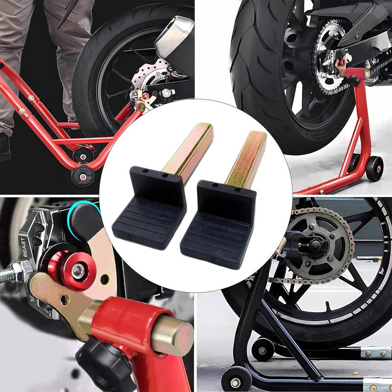 Motorcycle Rear Stand 2pcs Heavy Duty Motorcycle Stand Attachment Swingarm Spool Lift Stand Motorcycle Paddock Stand Hooks