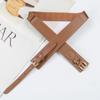 New Genuine Leather Belt for Women's Cowhide Belt for Women's Fashionable Versatile Elastic Waist Seal Korean Version Small Belt Waist Closure