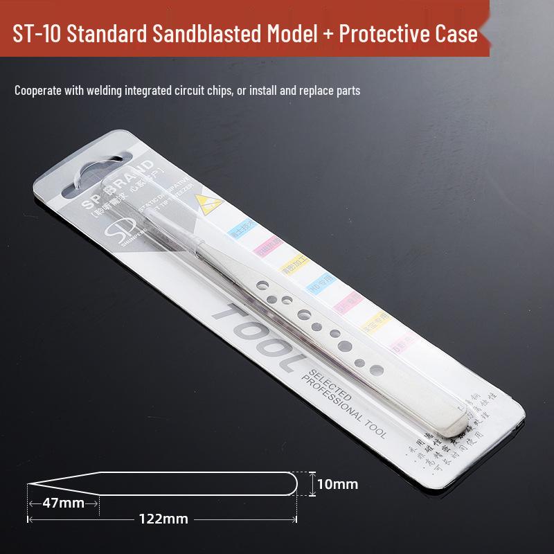 Stainless Steel Precision Tweezers with Curved Scorpion Tip for Eyelash Extension and Nail Art