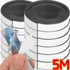 Self Adhesive Strong Magnetic Tapes Strips Flexible Sticky Magnet Tapes for Fridge Whiteboard Cuttable DIY Crafts Fixing Tools