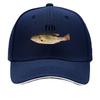 Fih Fish Meme Graphic Sandwich Baseball Cap Sun Cap Outdoor Workouts Hat