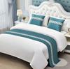 Luxury Floral Bedspreads Bed Runner Throw Bedding Single Queen King Bed Cover Towel Home Hotel Decorations