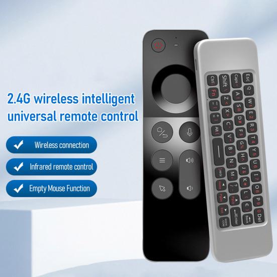 Remote Control with Keyboard Multi-Function 2.4G Wireless Keyboard Handheld Remote for Android TV Box PC HTPC Smart TV Projector