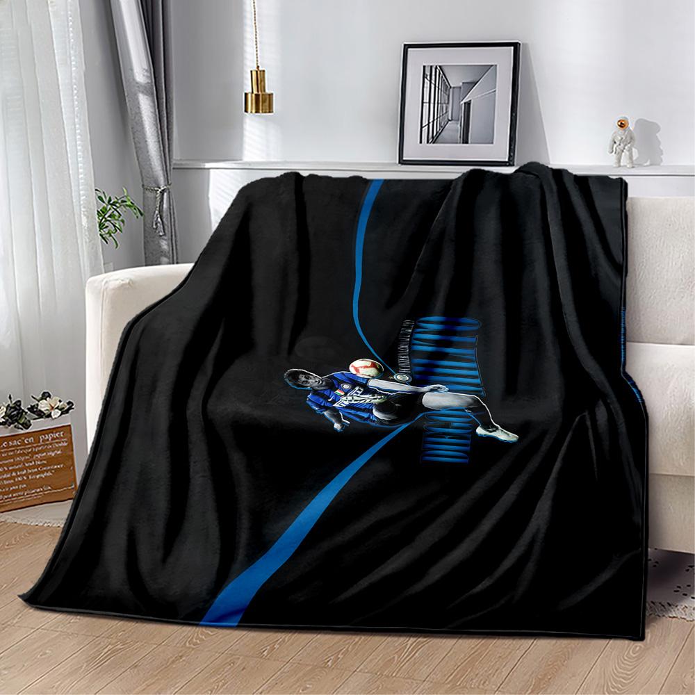 Man City Player Celebration Blanket Ultra-Soft Suitable for Seaside Bed Picnics for All Occasions Playful Design