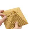 Holzpyramide Entschlüsselungs-Mystery-Spielzeug 3D Holzpyramiden-Puzzle Rätselspiel Denkspiel Lernspielzeug für Erwachsene Teenager