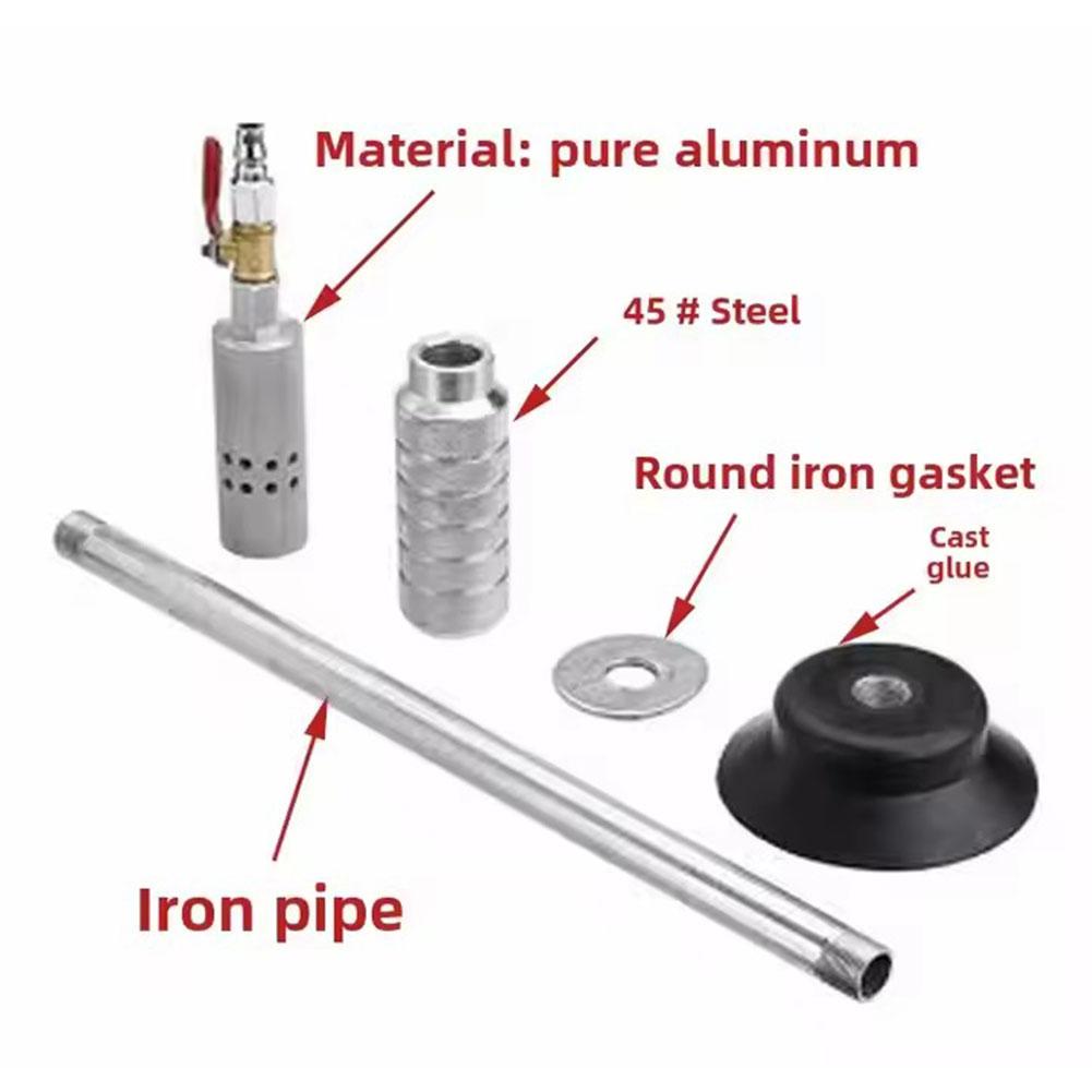 Car Air Pneumatic Dent Repair Puller Slide Hammer Kit Auto Dent Remover Metal Rubber With Suction Cup Car Body Repairing Tools