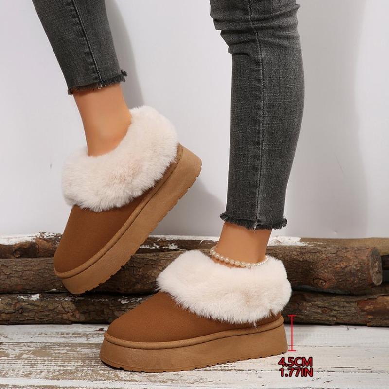 

Women s fashion soft elastic winter warm cold padded snow boots thick-soled non-slip wear-resistant outdoor leisure sports cotton boots 42 імбирний