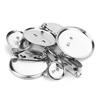 50 Stück/Lot Runde Broschenablage 13-40 mm Nadeln, Rohling, Basisablage mit Sicherheitsverschluss für Broschennadeln, zum Nähen von Haarspangen und Kleidung