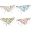 Knitted Floral Lace Triangled Scarf Headbands Lightweight Summer Hair Accessory Bohemian Style Beach Photography Fashion Prop