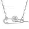 Empress Dowager Saturn Pearl Necklace & Bracelet Set - Women's Luxury Paperclip Design Accessories