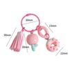 With Tassel Tulip Flower Keychain Young Girl's Heart Sweet Resin Tulip Keyring   Earphone Case