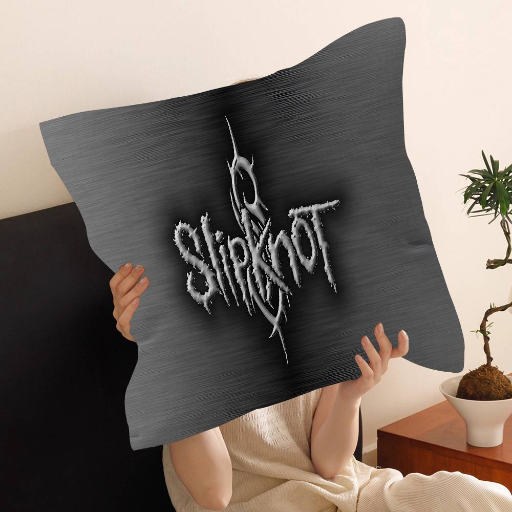 S-Slipknot Band 45*45cm Cushion Cover Pillow Cover Decor Pillowcase Home Pillowcase for Couch Pillow