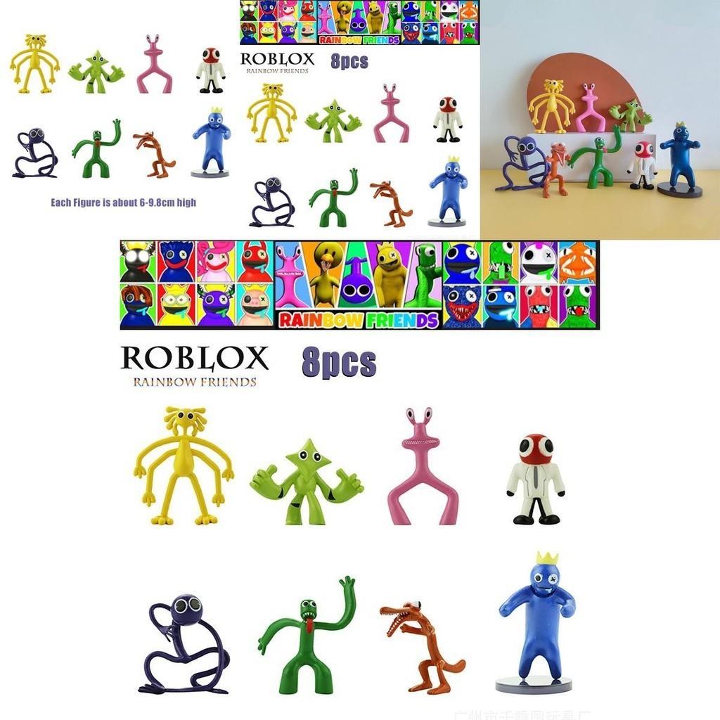 Colorful Roblox Rainbow Friends Figure Toy Set For Kids 8pcs Model Decoration Dolls