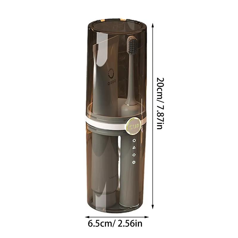 1PCS Only Cup Portable Toothbrush Dustproof Cup Bathroom Toothpaste Storage Case Box Organizer Travel Toiletries Storage Cup