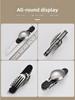 Multifunctional Foldable Detachable Tableware: Compact Travel & Outdoor Aluminum Handle Fruit Knife