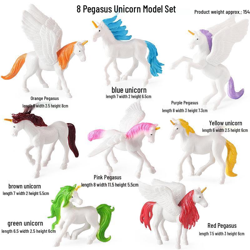 Mysterious Elf Pegasus Mythical Beast Model - Home Decoration Ornament & Gift