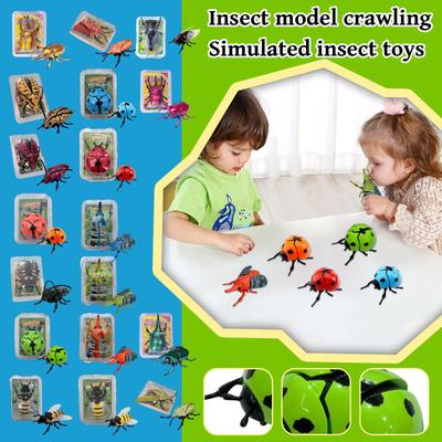 Realistic Beetle Insect Model Toy Crawling Bug Replica Educational Collectible for Kids and Adults Durable Plastic Construction