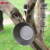 Outdoor Pure Titanium Snow Bowl Cooker Camping Boiling Water Camping Supplies Handle Foldable Picnic Portable Tableware Cup