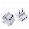 Adaptador de Tomada para Viagem na Itália 3 Saídas Tomada Múltiplas Saídas Padrão Italiano 10A 250V