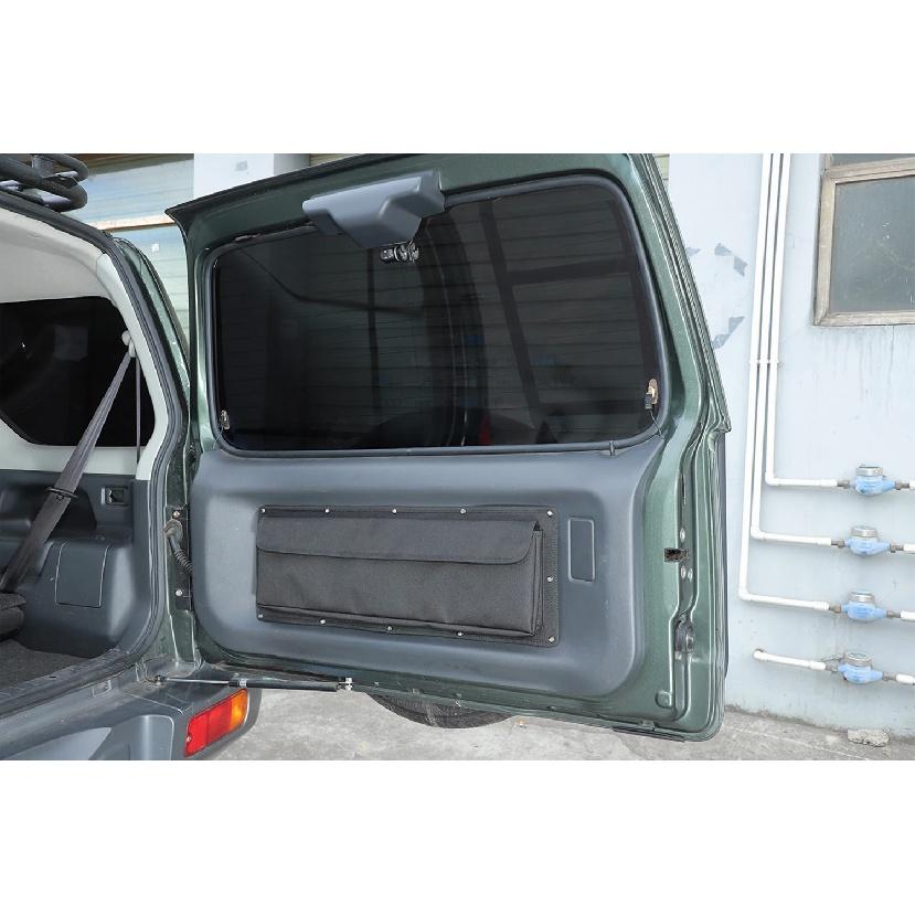 Tailgate Storage Bag Case Tail Door Tool Organizer Pocket for Suzuki Jimny 2012-2017 Stowing Tidying Car Interior Accessories
